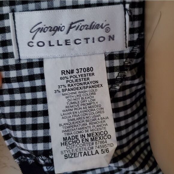 Vintage Giorgio Fiorlini Checkered Dress - Picture 4 of 10